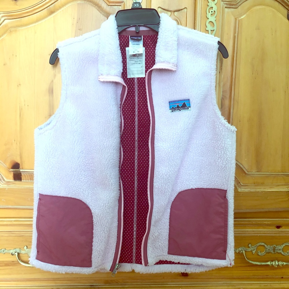Pink Patagonia vest